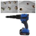 thumbnail image 3 of Cordless Blind Rivet Tool, Brushless Rivet Firearm Kit 100-240VAC Full Automatic Riveter Electric Riveting Tool With LED Light For, Rivet Nuts, 3 of 8