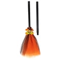 thumbnail image 2 of Detachable Kids Witch Broom Prop, Tulle Pumpkin Spider Skull Decor Halloween Witch Broomstick, Adjustable Length Costume Accessory for Cosplay Party Trick or Treat, 2 of 7