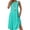 Sky Blue(New&Hot), variant on ZHYou Sleeveless Sundresses for Women Casual Striped Printed Crewneck Stretch Summer Vacation Beach Dresses Green L