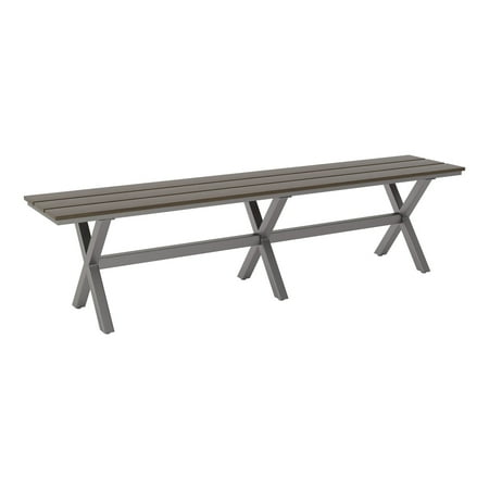 Zuo Modern Bodega Polywood Plastic Outdoor Bench