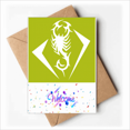 thumbnail image 1 of Insecte Naturel Scorpion Bon Accueil Retour Cartes de Voeux Enveloppes Vierges, 1 of 3