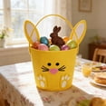 thumbnail image 6 of Msgweeeg Personalized Easter Basket Easter Stuffers Easter Decorations Non Woven Bunny Candy Bucket Egg Hunts Tote Bag Storage Basket and Gift Basket, 6 of 7