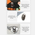thumbnail image 3 of Pressure Cooker, 5L-26L Capacity Stovetop Stainless Steel Pressure Canner, Explosion Proof Gas & Induction Compatible Rice Cooker Multifunctional Slow Cooker for Family, Commercial, 3 of 8