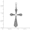 thumbnail image 3 of Sterling Silver Polished & Antiqued Passion Cross Pendant, 3 of 3