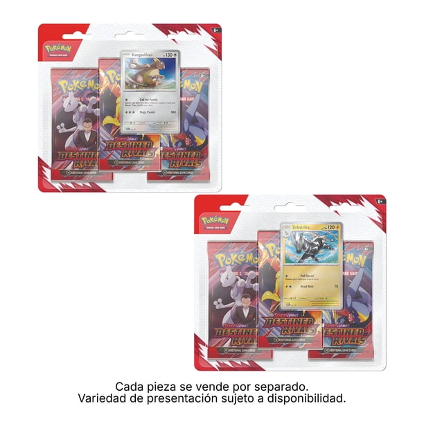 Cartas Coleccionables Pokémon TCG Scarlet & Violet Destined Rivals 3 Pack Blister En Inglés Varios Modelos 1 Pieza