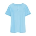 thumbnail image 4 of Women Fashion Top Color Block Print for Summer Daily and Casual Occasions, 4 of 6