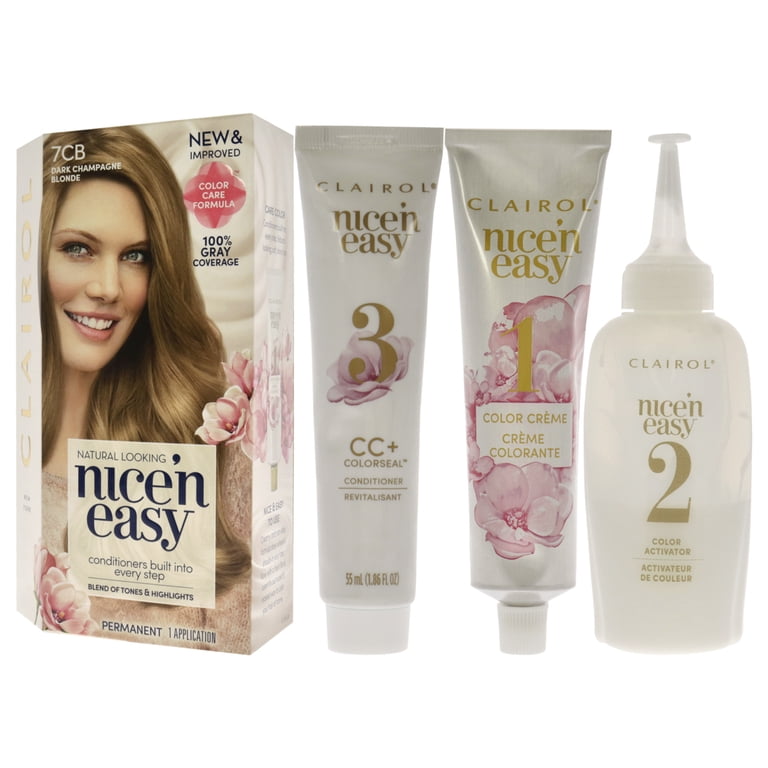 Clairol Nice 'n Easy Permanent Hair Color, 7CB Dark Champagne