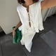 thumbnail image 3 of Conjunto elegante de 2 piezas para mujer, camisa sin mangas, falda larga, Top con volantes y cordones, traje de oficina, 2024, 3 of 5