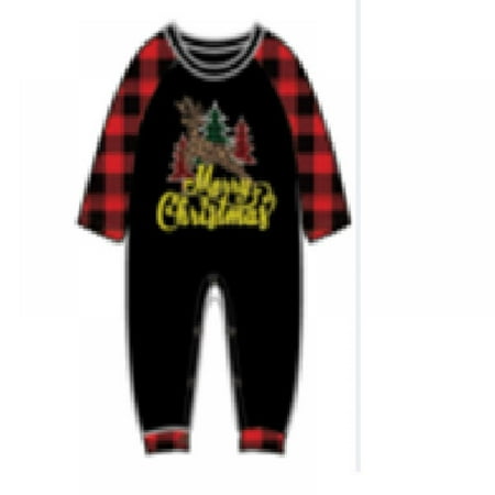

Promotion!Christmas Newborn Baby Boy Girl Outfit Clothes Romper Merry Christmas Plaid Sleeve Jumpsuit Infant One-piece Clothing