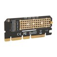 thumbnail image 3 of Adaptador NVME estable M.2 NVME Key M SSD a PCIe X16 Plug and Play PCIE NVME adaptador para computadora servidor, 3 of 12