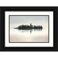 thumbnail image 1 of Douglas, Lynne 24x17 Black Ornate Wood Framed with Double Matting Museum Art Print Titled - Dawn at Loch Awe, 1 of 4