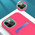 thumbnail image 5 of Compatible with iPhone 14 Pro Max Case with Card Holder Silicone Shockproof Protective Phone Case Slim Anti-Scratch Microfiber Lining Grade Drop Protection Cover, 5 of 8