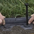 thumbnail image 5 of Paquete de 80 Estacas de Anclaje de Plástico para Bordes de Paisaje de 8 Pulgadas, Estacas de Paisajismo para Bordes de Adoquines, 5 of 5