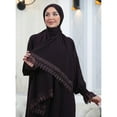thumbnail image 6 of Elegant One-Piece Abaya and Prayer Dress Crepe Solid Color | Lightweight and Comfortable | Hijab Abaya Suit, 6 of 9