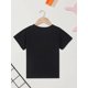 thumbnail image 2 of Boys' 'No Dad Like I Got' Cotton T-Shirt - Casual Crew Neck, Short Sleeve, Perfect for Spring/Summer & Father's Gift, Machine Washable, Printed, Daily Life Clothes, Under 12, 2 of 5