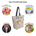 thumbnail image 7 of FORMRS Womens Canvas Tote Bag with Zipper Inner Pocket Shoulder Handbag, Animals in A Forest Pattern, 7 of 7