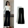 thumbnail image 4 of XXWXYD Teen Girls Cotton Flare Bell Bottom Sweatpants Straight Elastic High Waist Soft School Sport Trousers Casual Athletic Joggers Comfy Bottoms, 4 of 4