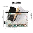 thumbnail image 5 of 2 Pack Flip Folders with Clear PVC Window Binder Pouches 3-Ring Binder Organizer for Office & Home Watercolor Adorable Bunny, 5 of 6