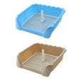 thumbnail image 1 of 2 bandejas de baño para entrenamiento de mascotas, l para cachorros, caja de ropa de cama, Azul Pequeño Café Pequeño Yuyangstore Baño de perros, 1 of 8