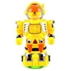Star Show Robot Battery Operated Bump and Go Toy Robot Figure w/ Flashing Lights, Sounds (Colors May Vary)