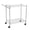 B, variant on Ourlova 3 Tier Cart Metal Rolling Cart with Wheels Stylish Chrome Finish Easy Maneuvering Perfect for Kitchen Workshops and Events