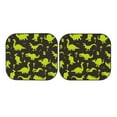 thumbnail image 7 of Xecao Cute Cartoon Dinosaurs Green Silhouette for Foldable Car Sun Shades (2-Pack) offer sun protection with an easy-fold design for convenient windshield shading., 7 of 7