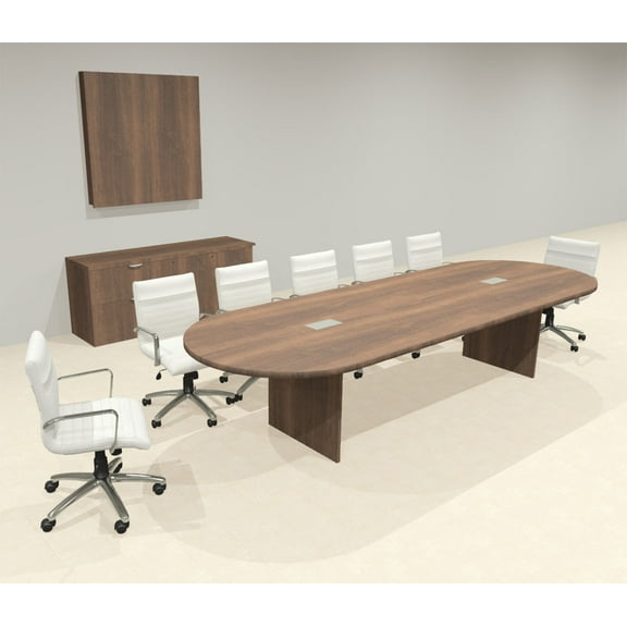 Modern Racetrack 12' Feet Conference Table, #OF-CON-CR12