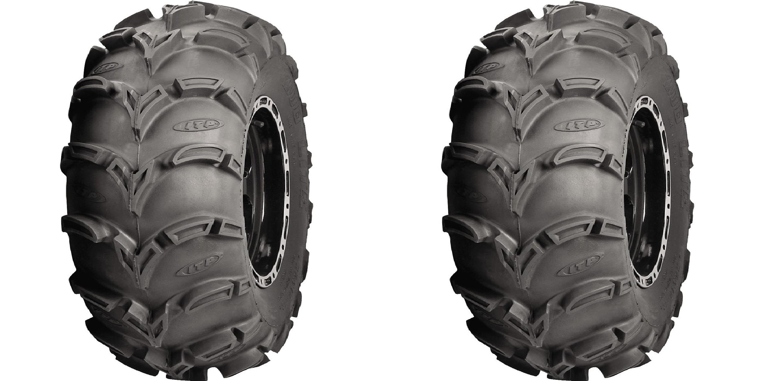 Set of 2 ITP Mud Lite XL Rear Tires 27x1212 6ply