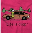 thumbnail image 2 of Flat Tire Stuck Cars Stranded Novelty Women's Plus Size Graphic Tee Brisco Brands 3X, 2 of 5