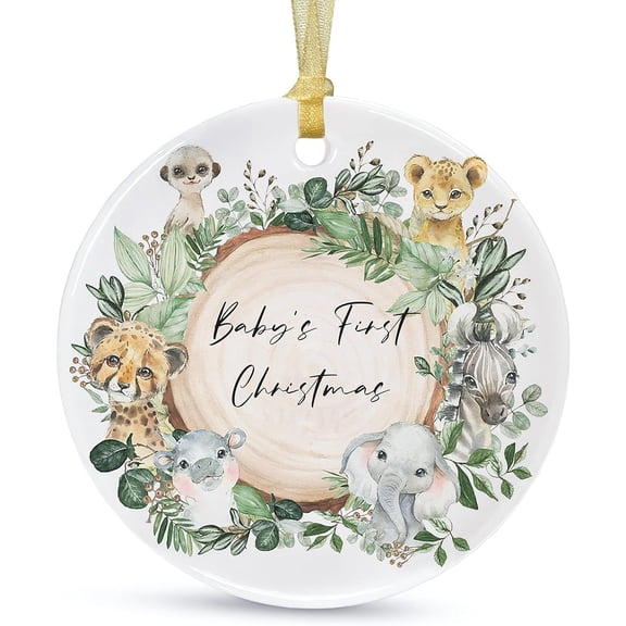 2025 Our Baby's First Ornaments,Babies Ornament Keepsake 1st Christmas Ornaments, Baby Christmas Tree Decorations Ornaments,Babys First Ornament for Boy and Girl undefined