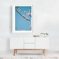 thumbnail image 2 of Pink Flower II - Visalia California Photography Cherry Blossoms Nature Floral Botanical Minimalist Flowers White Framed Wall Art Print 16 x 24 inches, 2 of 3