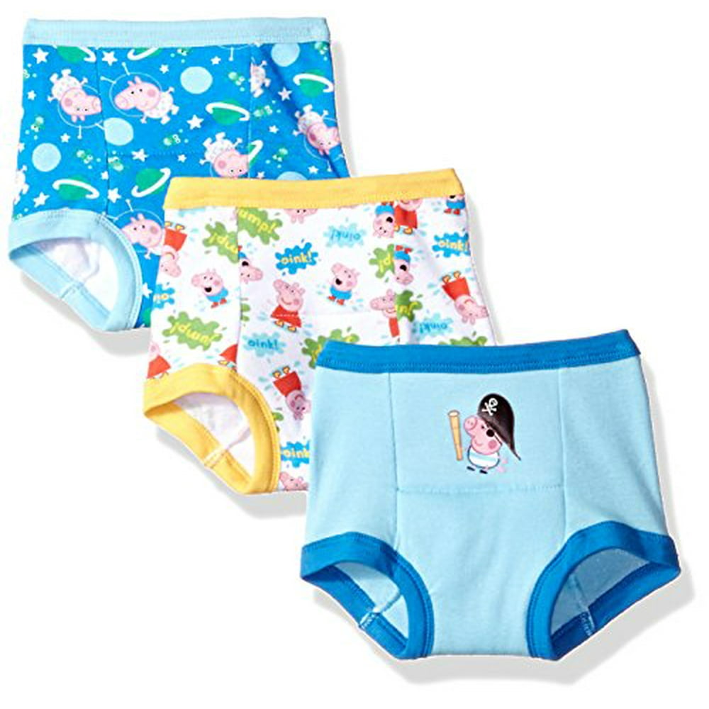 Peppa Pig Toddler 3pk Potty Training Pant, Peppa BOY Multi, 2T