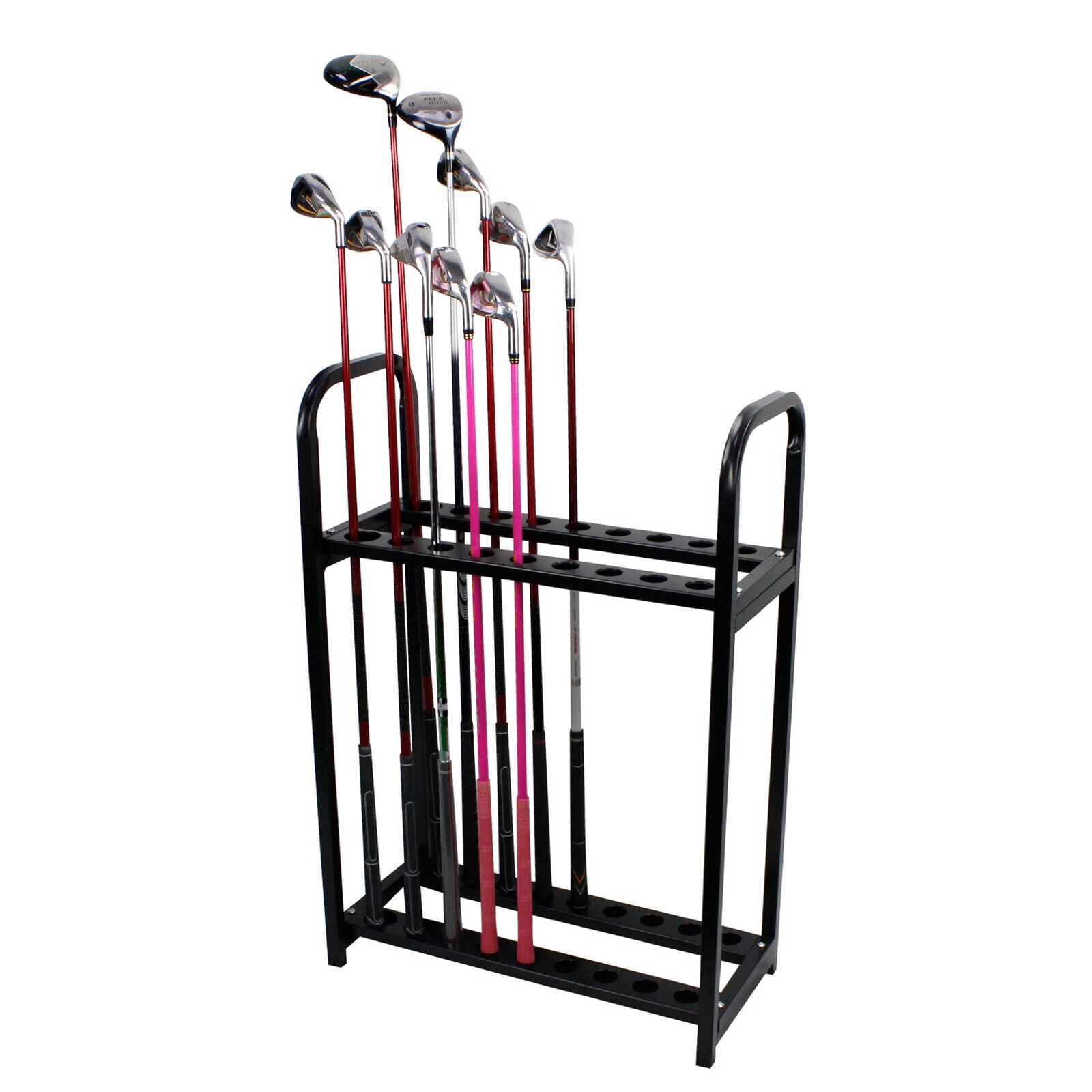 Wuzstar Steel Golf Club Organizer Golf Club Display Rack Holder 18