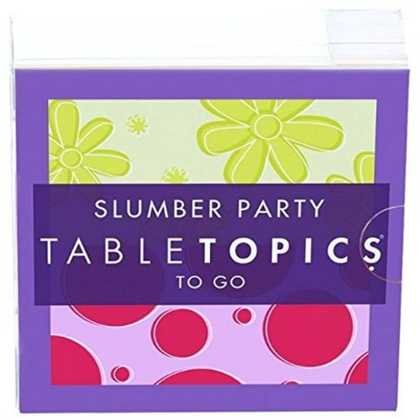 Table Topics Slumber Party to Go Edition