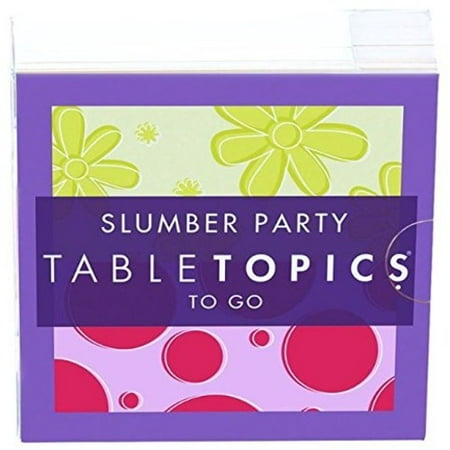 Table Topics: Slumber Party - to Go Edition