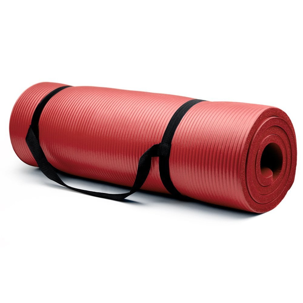 Bank ei Behoren Crown Sporting Goods 15 mm Extra Thick Yoga Mat, Red - Walmart.com
