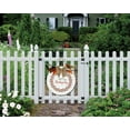 thumbnail image 2 of Happy Thanksgiving Front Door Sign Funny Wreaths Hanging Wooden Plaque Decoration Round Rustic Wood Farmhouse Porch Decor for Home Front Door Decor, 11 x 11 Inch, 2 of 5