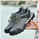 thumbnail image 2 of Zapatos de malla transpirables antideslizantes de moda de verano para exteriores, zapatos de montañismo y vadeo, zapatos casuales de caña baja, zapatos de malla para hombres, 2 of 6