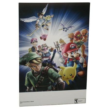 Nintendo Power Super Smash Bros. Brawl Wii Double Sided Poster
