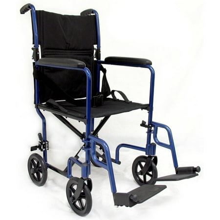 Karman LT-2019 19 pounds Aluminum Lightweight Transport Chair, (Best Lightweight Wheelchair 2019)