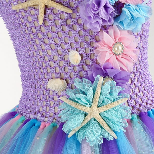 Disney sir ne Tutu robe princesse robes de f te d anniversaire pour les filles toile de mer Halloween Cosplay enfants sir ne Costume