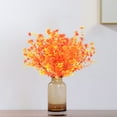 thumbnail image 5 of LShunze 5 Bundles Fall Artificial Flowers, Outdoor Fake Eucalyptus Fern Plants for Autumn Decoration, UV Resistant Plastic Faux Flowers for Garden Window Porch Balcony Thanksgiving Decor, 5 of 7