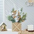 thumbnail image 6 of Uutvmp Simulated Potted Plant, Golden Decoration Christmas Small Box Desktop Decoration, Artificial Pot Plant for Wedding Holiday Indoor Xmas Party Decor, 6 of 7