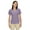Mulberry Purple, variant on Eperformance Ladies Launch Striped Polo Shirt 75115 Silver XS