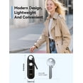 thumbnail image 3 of TECKNET Personal Safety Alarm, 130dB Rechargeable Keychain with Strobe Light & Low Battery Alert for Women, Men, Kids, Seniors - Black, 3 of 7