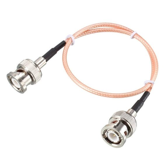 BNC Male to BNC Male RG316 50-Ohm Coax Cable Jumper Pigtail 1 Foot / 30cm Length
