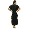 thumbnail image 6 of Bimba Women Long Kaftan Maxi Gown Cotton Caftan Designer Coverup, 6 of 8