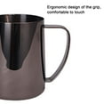 thumbnail image 4 of Tasse à Café en Acier Inoxydable 350/600ML pour Cappuccino Latte Lait Moussant Pichet, 4 of 8