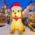 thumbnail image 5 of 5 FT Inflatable Christmas Dog with Built-in LED Lights, Blow up Christmas Dog Christmas Inflatable Dog for Christmas Xmas Holiday Party, 5 of 5