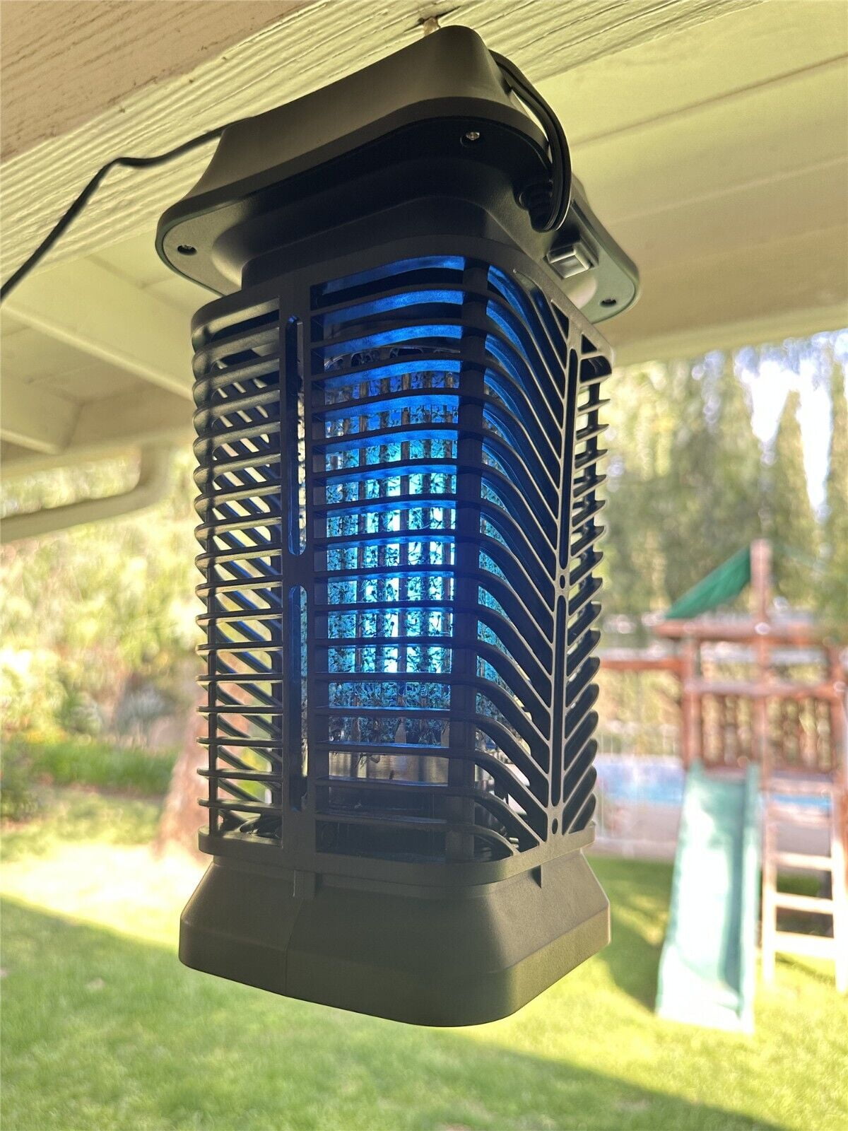 LINKPAL Electric Bug Zapper Indoor & Outdoor Hanging Insect Killer with 43.3" cord & US-style plug